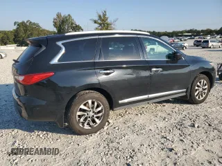 2013 Infiniti JX35 with VIN 5N1AL0MM9DC304548, listed as a Copart auction lot 74738174 with 170,592 mi miles and Salvage Title. Bid and sale history available at carsss.com. Image 3.