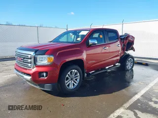 2016 GMC Canyon 4WD SLT with VIN 1GTG6DE30G1164456, listed as a IAAI auction lot 41855957 with 93,237 mi miles. Bid and sale history available at carsss.com. Image 2.
