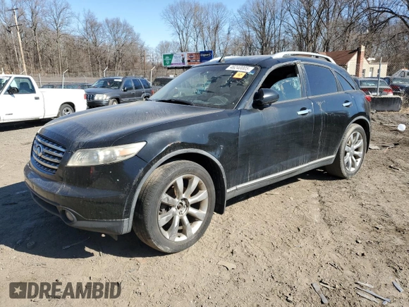 2004 Infiniti FX с VIN JNRAS08W14X219909, выставлен на аукционе Copart как лот 46240005 с пробегом Не указан миль и Списание • Salvage title. История ставок и продаж доступна на DreamBid. Изображение 1.