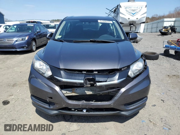 2017 Honda HR-V LX with VIN 3CZRU6H38HM726799, listed as a Copart auction lot 51990795 with 81,264 mi miles and Salvage Title. Bid and sale history available at carsss.com. Image 5.