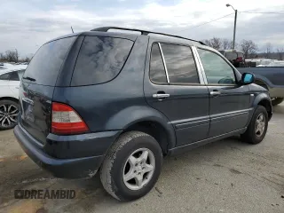2001 Mercedes-Benz M-Class with VIN 4JGAB54E61A276417, listed as a Copart auction lot 82878094 with 205,577 mi miles and Salvage Title. Bid and sale history available at carsss.com. Image 3.