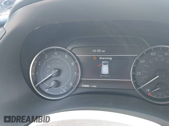 2023 Nissan Armada SV with VIN JN8AY2AD9P9692845, listed as a IAAI auction lot 42213250 with 59,880 mi miles and . Bid and sale history available at DreamBid. Image 7.