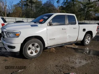 2020 Ram 1500 Big Horn with VIN 1C6RREBG8LN107736, listed as a Copart auction lot 86060394 with 86,627 mi miles and Salvage Title. Bid and sale history available at carsss.com. Image 1.