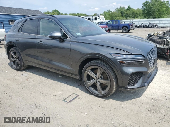 2024 Genesis GV70 2.5T with VIN 5NMMADTB1RH005871, listed as a Copart auction lot 60671675 with 15,786 mi miles and Salvage title. Bid and sale history available at DreamBid. Image 4.