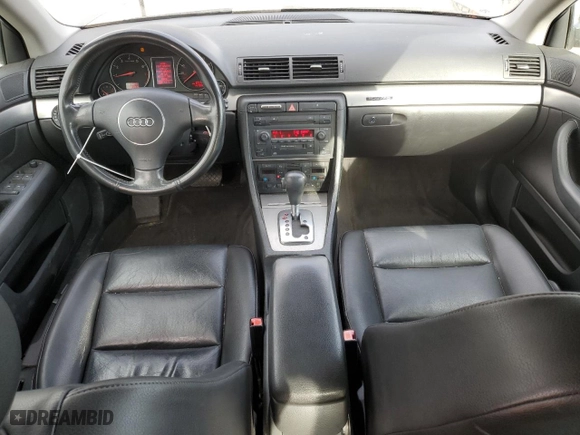 2004 Audi A4 1.8T with VIN WAULC68E24A062424, listed as a Copart auction lot 43200915 with 141,580 mi miles and Salvage Title. Bid and sale history available at carsss.com. Image 8.