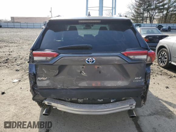 2024 Toyota RAV4 Hybrid XLE Premium with VIN 2T3B6RFV6RW071873, listed as a Copart auction lot 50865335 with 8,083 mi miles and Salvage Title. Bid and sale history available at carsss.com. Image 6.