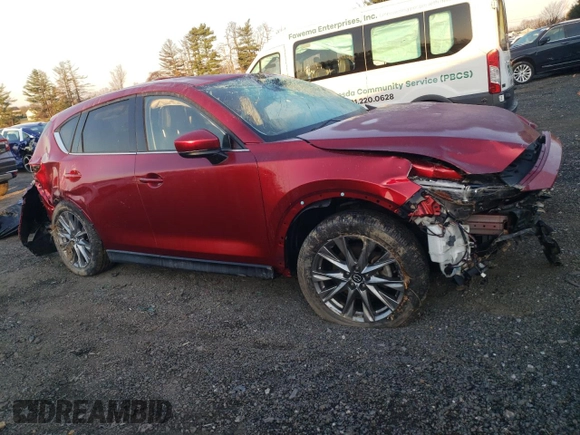 2021 Mazda CX-5 Grand Touring Reserve with VIN JM3KFBAY9M0429108, listed as a Copart auction lot 49867915 with Not Provided miles and Salvage Title. Bid and sale history available at carsss.com. Image 4.