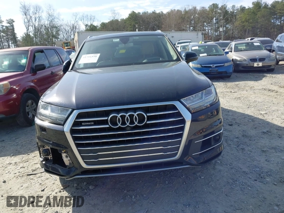 2017 Audi Q7 Prestige with VIN WA1VAAF75HD011877, listed as a IAAI auction lot 41751558 with 90,615 mi miles. Bid and sale history available at carsss.com. Image 12.