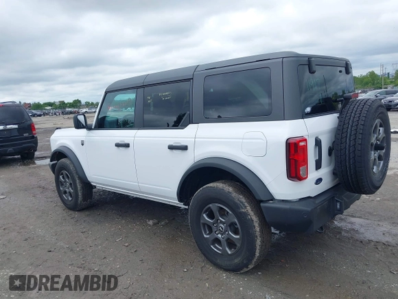 2024 Ford Bronco Big Bend with VIN 1FMDE7BH6RLB22321, listed as a IAAI auction lot 42355352 with 7,448 mi miles and . Bid and sale history available at DreamBid. Image 3.