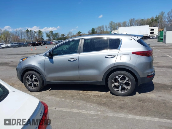 2020 Kia Sportage LX with VIN KNDPMCAC1L7839423, listed as a IAAI auction lot 41897838 with 50,818 mi miles. Bid and sale history available at carsss.com. Image 14.
