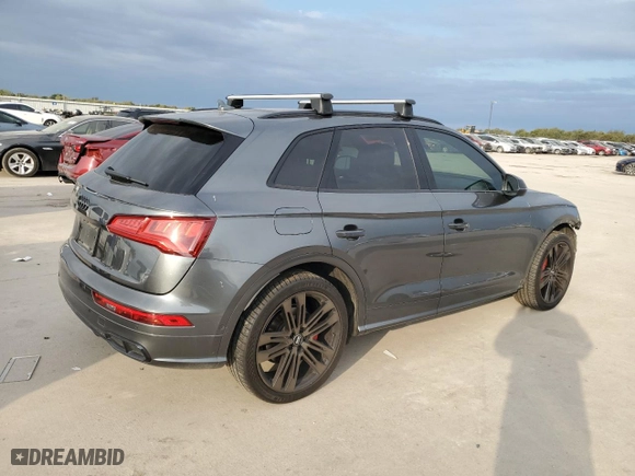 2019 Audi SQ5 Prestige with VIN WA1C4AFY1K2088255, listed as a Copart auction lot 80558084 with 42,035 mi miles and Salvage Title. Bid and sale history available at carsss.com. Image 3.
