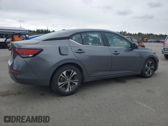 2021 Nissan Sentra SV with VIN 3N1AB8CV2MY297288, listed as a Copart auction lot 55493435 with 65,017 mi miles and Salvage title. Bid and sale history available at DreamBid. Image 3.