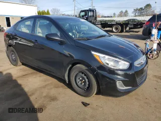 2016 Hyundai Accent SE with VIN KMHCT4AE1GU139994, listed as a Copart auction lot 51512105 with 95,954 mi miles and Salvage Title. Bid and sale history available at carsss.com. Image 4.