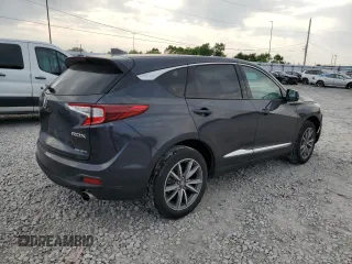 2021 Acura RDX w/Technology Package with VIN 5J8TC2H58ML029221, listed as a Copart auction lot 58060183 with 44,338 mi miles. Bid and sale history available at carsss.com. Image 3.