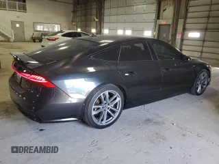 2021 Audi A7 Premium Plus with VIN WAUU2AF21MN055508, listed as a Copart auction lot 56713805 with 60,480 mi miles and Salvage title. Bid and sale history available at DreamBid. Image 3.