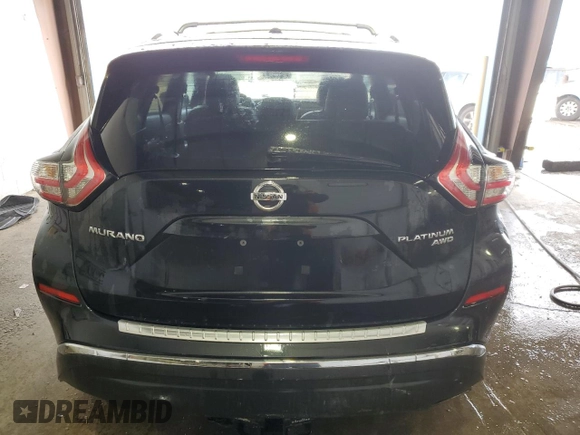 2016 Nissan Murano S z VIN 5N1AZ2MH1GN108755, wystawiony jako Copart lot #89007595 z przebiegiem 156 243 mil mil oraz Szkoda całkowita • Salvage title. Historia ofert i sprzedaży dostępna na DreamBid. Obrazek 6.