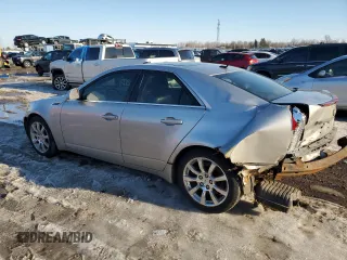 2008 Cadillac CTS AWD w/1SB with VIN 1G6DT57V080145030, listed as a Copart auction lot 45866975 with 0 mi miles and Salvage Title. Bid and sale history available at carsss.com. Image 2.