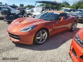2015 Chevrolet Corvette 3LT with VIN 1G1YF3D73F5124116, listed as a Copart auction lot 73741374 with 0 mi miles and Non Repairable. Bid and sale history available at carsss.com. Image 1.