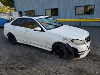 2014 Mercedes-Benz C 350 Sport with VIN WDDGF5HB1EA957888, listed as a Copart auction lot 77812964 with 126,409 mi miles and Salvage Title. Bid and sale history available at DreamBid. Image 4.