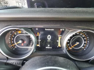 2023 Jeep Wrangler Sahara с VIN 1C4HJXEN9PW589084, выставлен на аукционе Copart как лот 54208125 с пробегом 48 943 миль миль и Списание • Salvage title. История ставок и продаж доступна на DreamBid. Изображение 9.
