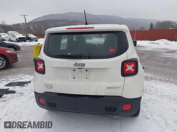 2016 Jeep Renegade Sport with VIN ZACCJBAT0GPD05985, listed as a IAAI auction lot 41564300 with 31,707 mi miles and . Bid and sale history available at DreamBid. Image 16.