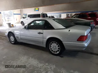 1997 Mercedes-Benz SL-Class with VIN WDBFA67F1VF145426, listed as a Copart auction lot 81231524 with 125,924 mi miles and Clean Title. Bid and sale history available at carsss.com. Image 2.