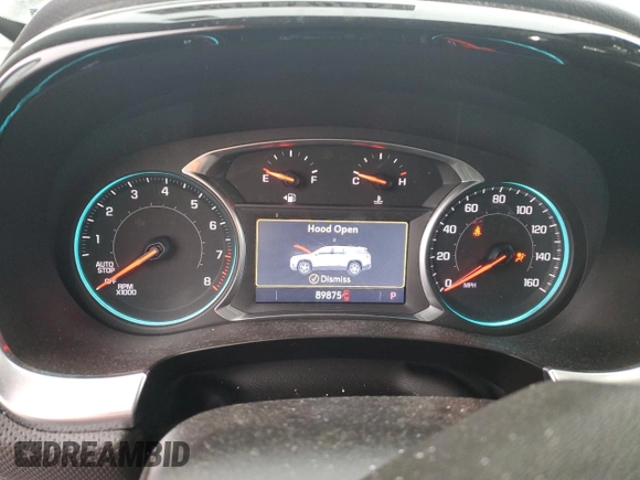 2020 Chevrolet Traverse Premier with VIN 1GNEVKKW3LJ288848, listed as a Copart auction lot 44077785 with 89,875 mi miles and Salvage Title. Bid and sale history available at carsss.com. Image 9.