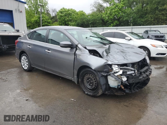 2017 Nissan Sentra S with VIN 3N1AB7AP4HY210804, listed as a Copart auction lot 57949175 with 145,154 mi miles and Salvage title. Bid and sale history available at DreamBid. Image 4.