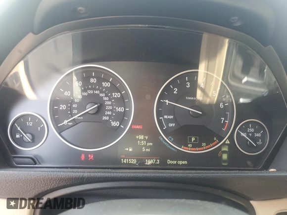 2014 BMW 3 Series 328i xDrive with VIN WBA3B5C5XEP542908, listed as a Copart auction lot 62636965 with 141,520 mi miles and Clean title. Bid and sale history available at DreamBid. Image 9.