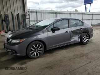 2015 Honda Civic EX-L z VIN 2HGFB2F97FH505030, wystawiony jako Copart lot #55556415 z przebiegiem 84 079 mil mil oraz Szkoda całkowita • Salvage title. Historia ofert i sprzedaży dostępna na DreamBid. Obrazek 1.
