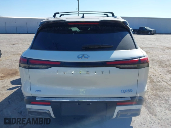 2024 Infiniti QX60 Autograph with VIN 5N1DL1HU1RC346328, listed as a IAAI auction lot 41845722 with 13,137 mi miles and . Bid and sale history available at DreamBid. Image 17.