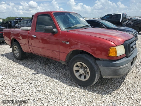 2004 Ford Ranger XL with VIN 1FTYR10D74PB06525, listed as a Copart auction lot 65062954 with 366,740 mi miles and Salvage Title. Bid and sale history available at carsss.com. Image 4.