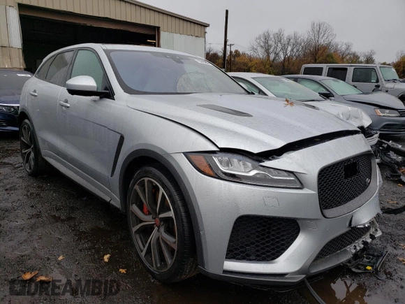 2020 Jaguar F-Pace SVR with VIN SADCZ2EE3LA617186, listed as a Copart auction lot 73372603 with 52,265 mi miles and Salvage Title. Bid and sale history available at DreamBid. Image 4.