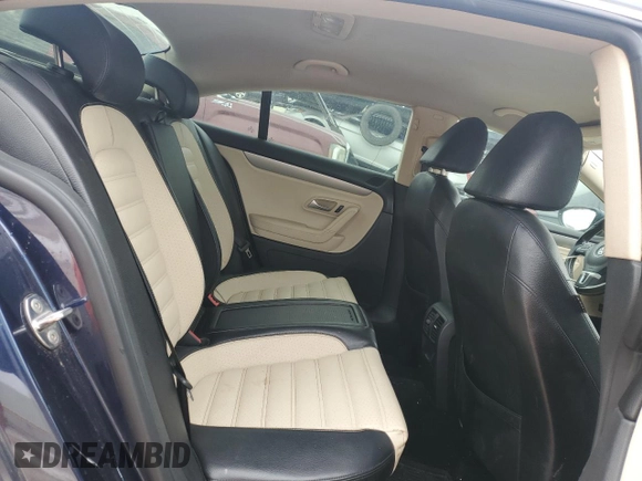 2012 Volkswagen CC Sport with VIN WVWMN7AN9CE544817, listed as a Copart auction lot 46077405 with 0 mi miles and Salvage Title. Bid and sale history available at carsss.com. Image 10.