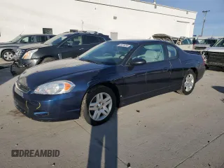 2007 Chevrolet Monte Carlo LT with VIN 2G1WK15K379231679, listed as a Copart auction lot 48576295 with 74,713 mi miles and Salvage Title. Bid and sale history available at carsss.com. Image 1.