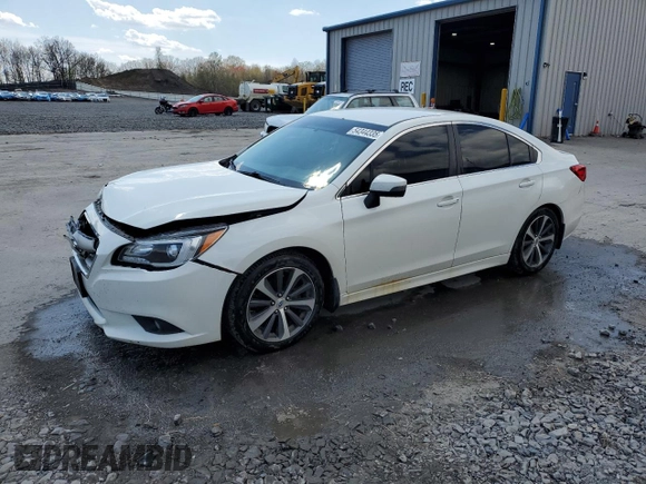 2015 Subaru Legacy 2.5i Limited with VIN 4S3BNAJ60F3040993, listed as a Copart auction lot 54344335 with 160,583 mi miles and Salvage Title. Bid and sale history available at carsss.com. Image 1.