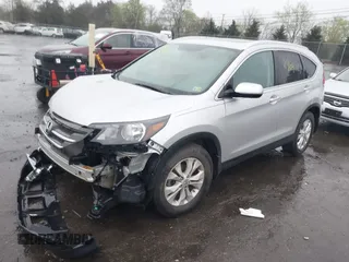 2012 Honda CR-V EX-L with VIN 2HKRM3H71CH508077, listed as a IAAI auction lot 41969207 with 75,768 mi miles. Bid and sale history available at carsss.com. Image 2.
