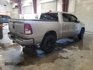 2020 Ram 1500 Big Horn with VIN 1C6SRFFTXLN159366, listed as a Copart auction lot 50233955 with 67,251 mi miles and Salvage Title. Bid and sale history available at carsss.com. Image 3.