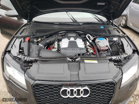 2013 Audi A7 3.0 Premium Plus with VIN WAUYGAFC6DN048601, listed as a Copart auction lot 40745452 with 0 mi miles and Salvage Title. Bid and sale history available at carsss.com. Image 7.