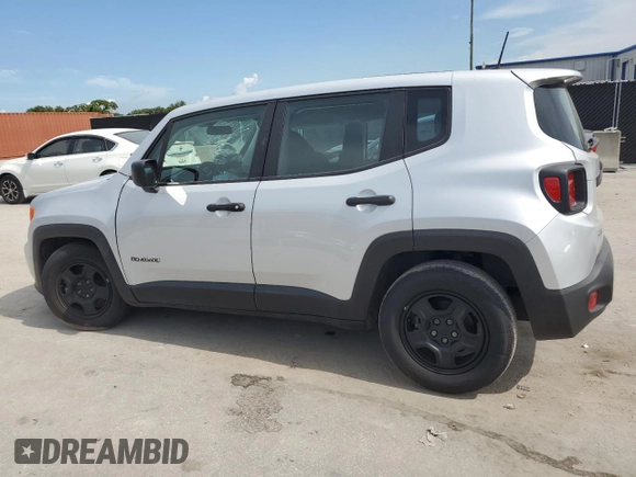 2020 Jeep Renegade Sport with VIN ZACNJAAB3LPL86143, listed as a Copart auction lot 62094075 with 54,742 mi miles and Non repairable. Bid and sale history available at DreamBid. Image 2.