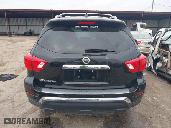 2020 Nissan Pathfinder S with VIN 5N1DR2AN5LC646694, listed as a IAAI auction lot 41472219 with 77,062 mi miles. Bid and sale history available at carsss.com. Image 17.