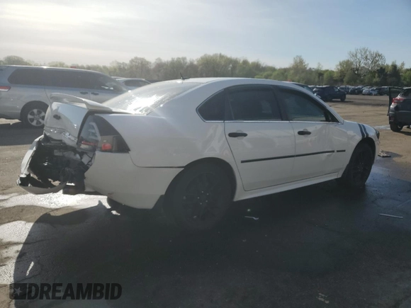 2013 Chevrolet Impala LTZ with VIN 2G1WC5E35D1173047, listed as a Copart auction lot 54965245 with 135,115 mi miles and Salvage Title. Bid and sale history available at DreamBid. Image 3.