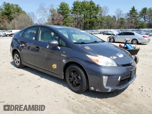 2012 Toyota Prius One with VIN JTDKN3DU6C1555901, listed as a Copart auction lot 53722475 with 240,480 mi miles and Clean Title. Bid and sale history available at carsss.com. Image 4.