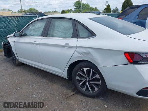 2023 Volkswagen Jetta S with VIN 3VW4M7BU9PM036109, listed as a IAAI auction lot 40129247 with 18,547 mi miles and . Bid and sale history available at DreamBid. Image 17.