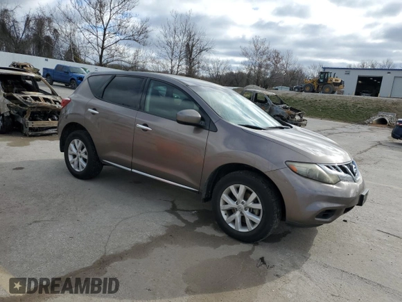 2011 Nissan Murano S with VIN JN8AZ1MU9BW067181, listed as a Copart auction lot 80911904 with 158,072 mi miles and Salvage Title. Bid and sale history available at carsss.com. Image 4.