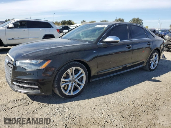 2013 Audi S6 Prestige with VIN WAUF2AFC4DN119123, listed as a Copart auction lot 77705184 with 78,216 mi miles and Salvage Title. Bid and sale history available at carsss.com. Image 1.