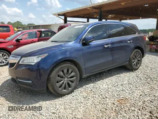 2015 Acura MDX Technology with VIN 5FRYD3H48FB009585, listed as a Copart auction lot 54939955 with 145,771 mi miles and Salvage title. Bid and sale history available at DreamBid. Image 1.