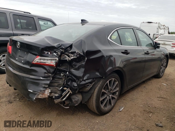 2020 Acura TLX with VIN 19UUB2F33LA001894, listed as a Copart auction lot 56940905 with 58,248 mi miles and Salvage title. Bid and sale history available at DreamBid. Image 3.