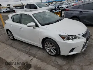 2017 Lexus CT with VIN JTHKD5BH3H2280282, listed as a Copart auction lot 52647815 with 82,370 mi miles and Clean Title. Bid and sale history available at carsss.com. Image 4.