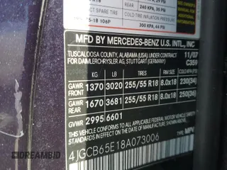 2008 Mercedes-Benz R 3.5L with VIN 4JGCB65E18A073006, listed as a Copart auction lot 52351234 with 253,978 mi miles and Salvage Title. Bid and sale history available at DreamBid. Image 16.